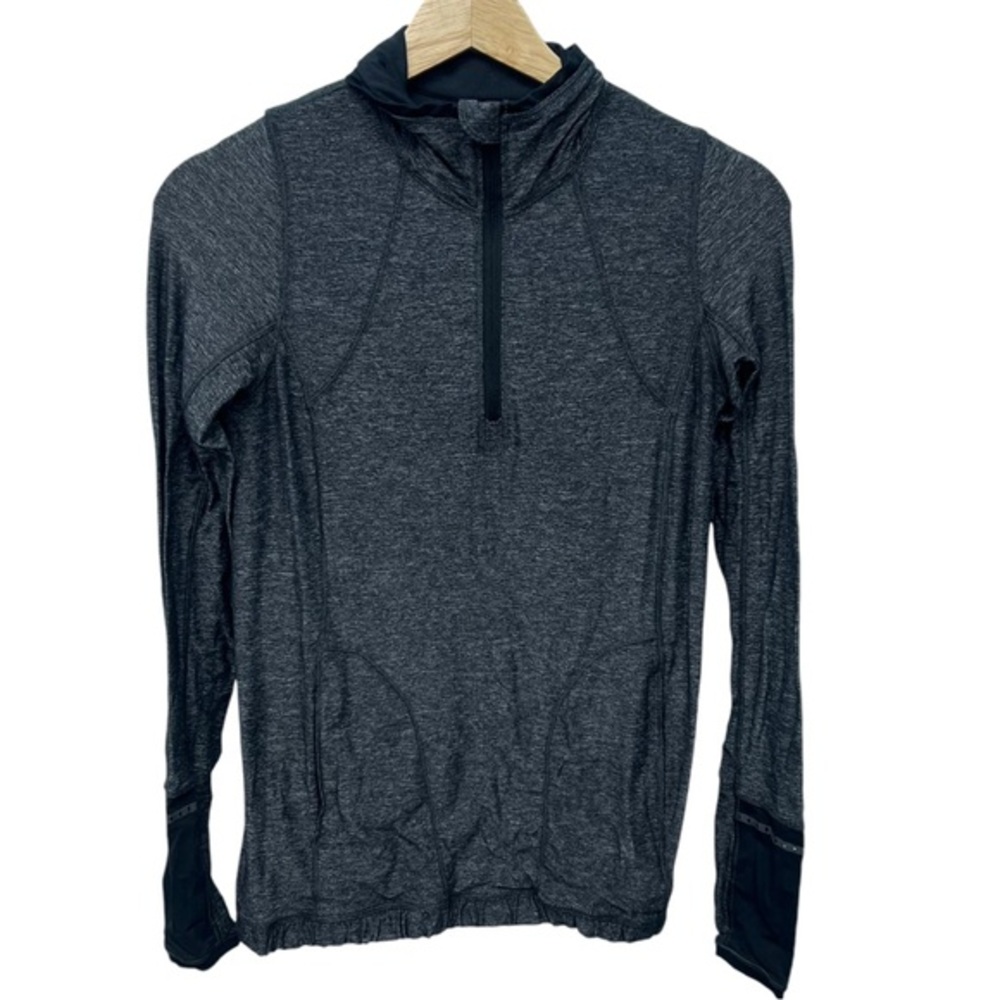 LuluLemon Womens Quarter Zip Long Sleeve Pullover Activewear Size 4